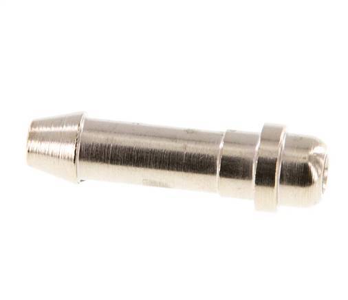 6 mm vernikkeld Messing Slangpilaar zonder Wartelmoer (G1/8'') 11mm [5 Stuks]