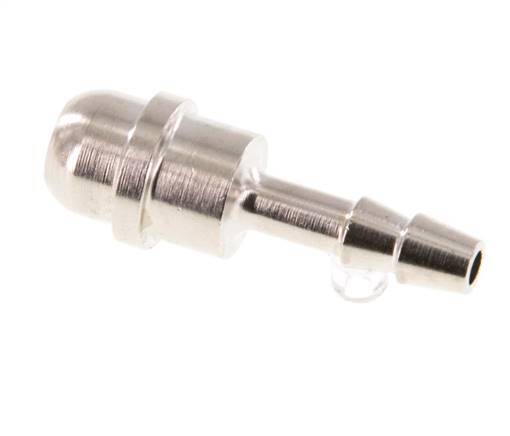 4 mm vernikkeld Messing Slangpilaar zonder Wartelmoer (G1/4'') 15.5mm [5 Stuks]