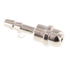 4 mm vernikkeld Messing Slangpilaar zonder Wartelmoer (G1/4'') 15.5mm [5 Stuks]