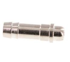9 mm (3/8'') nickel plated Brass Hose Barb without Union Nut (G1/4'') 15.5mm [5 Pieces]