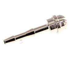 4 mm vernikkeld Messing Slangpilaar zonder Wartelmoer (G3/8'') 14.5mm [2 Stuks]