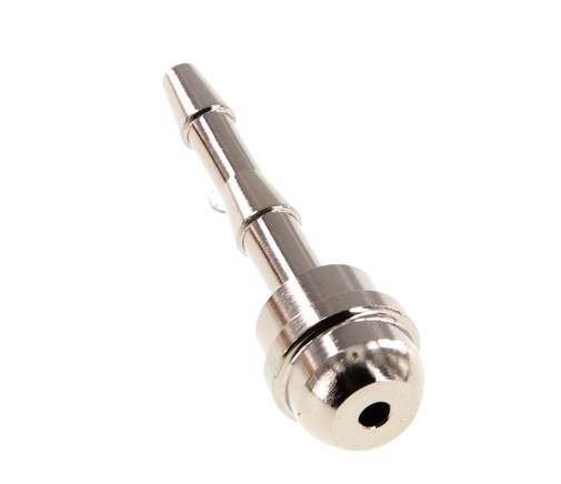 4 mm vernikkeld Messing Slangpilaar zonder Wartelmoer (G3/8'') 14.5mm [2 Stuks]