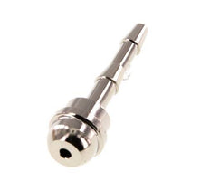 4 mm vernikkeld Messing Slangpilaar zonder Wartelmoer (G3/8'') 14.5mm [2 Stuks]