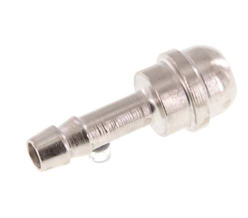 6 mm vernikkeld Messing Slangpilaar zonder Wartelmoer (G3/8'') 14.5mm [5 Stuks]