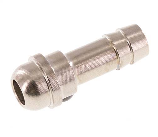 9 mm vernikkeld Messing Slangpilaar zonder Wartelmoer (G3/8'') 14.5mm [5 Stuks]