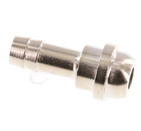 9 mm vernikkeld Messing Slangpilaar zonder Wartelmoer (G1/2'') 19.5mm [2 Stuks]
