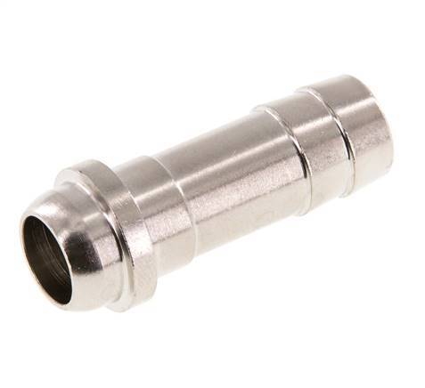 13 mm vernikkeld Messing Slangpilaar zonder Wartelmoer (G1/2'') 19.5mm [2 Stuks]
