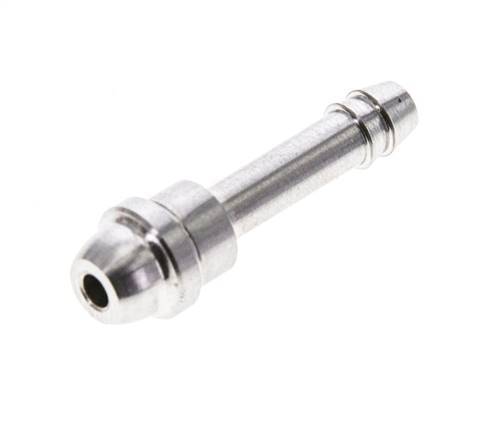 4 mm RVS Slangpilaar zonder Wartelmoer (G1/8'') 12mm