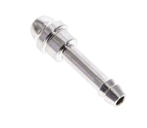 4 mm RVS Slangpilaar zonder Wartelmoer (G1/8'') 12mm