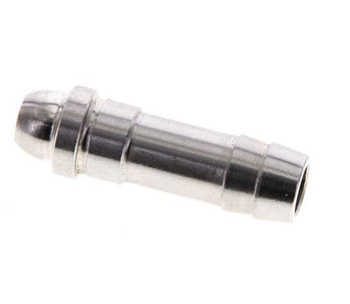 9 mm RVS Slangpilaar zonder Wartelmoer (G1/4'')