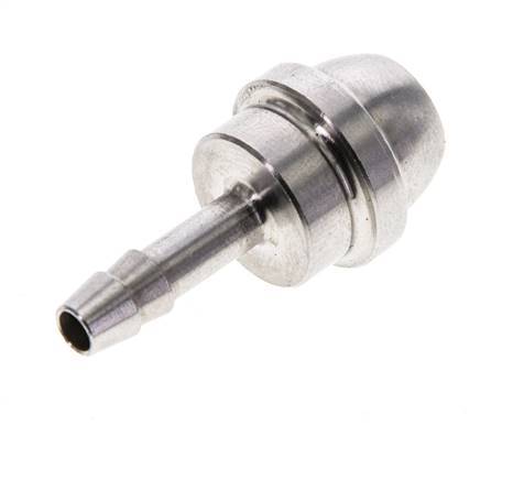 4 mm RVS Slangpilaar zonder Wartelmoer (G3/8'')