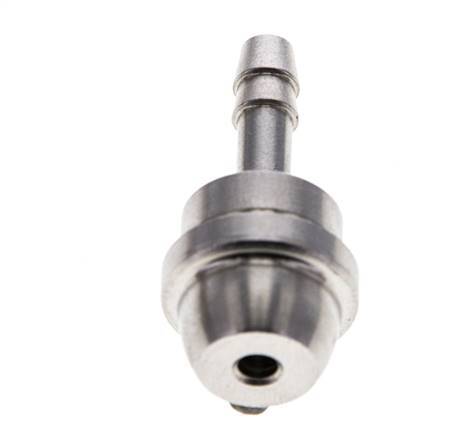 4 mm RVS Slangpilaar zonder Wartelmoer (G3/8'')