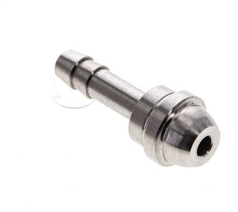 6 mm RVS Slangpilaar zonder Wartelmoer (G3/8'')