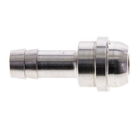 9 mm RVS Slangpilaar zonder Wartelmoer (G1/2'')