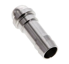 13 mm RVS Slangpilaar zonder Wartelmoer (G1/2'')