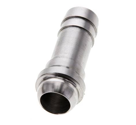 13 mm RVS Slangpilaar zonder Wartelmoer (G1/2'')