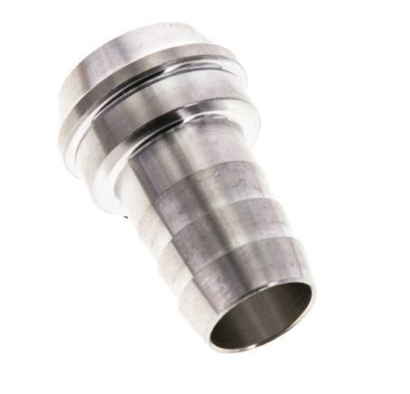 19 mm RVS Slangpilaar zonder Wartelmoer (G1'') 18mm