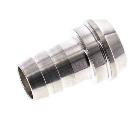 19 mm RVS Slangpilaar zonder Wartelmoer (G1'') 18mm