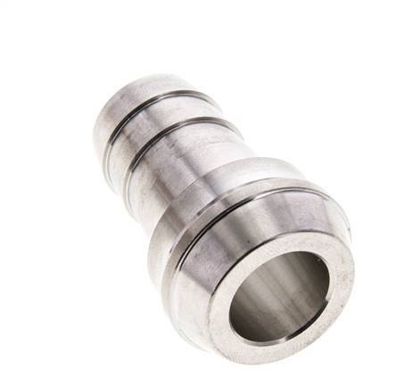 19 mm RVS Slangpilaar zonder Wartelmoer (G1'') 18mm