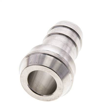 19 mm RVS Slangpilaar zonder Wartelmoer (G1'') 18mm
