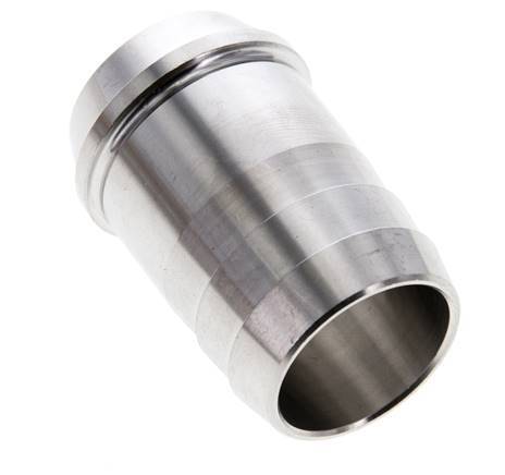 25 mm RVS Slangpilaar zonder Wartelmoer (G1'') 18mm