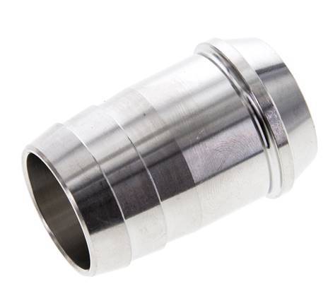 25 mm RVS Slangpilaar zonder Wartelmoer (G1'') 18mm