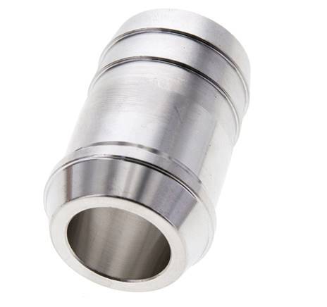 25 mm RVS Slangpilaar zonder Wartelmoer (G1'') 18mm