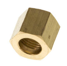 4/6 G1/8''mm Union Nut messing L11mm [10 Stuks]