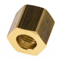 4/6mm (G1/4'') Brass Union Nut L15.5mm [5 Pieces]