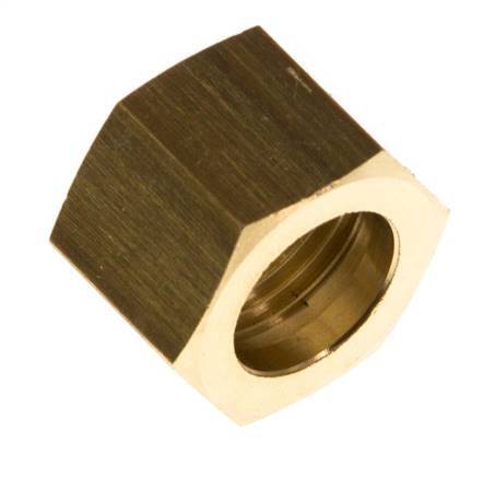 4/6/9 G3/8''mm Wartelmoer messing L14.5mm [5 Stuks]