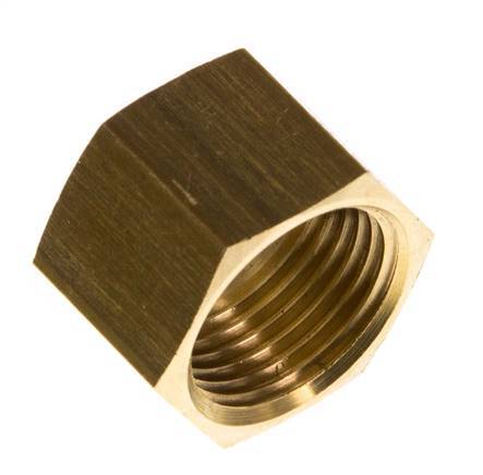 4/6/9 G3/8''mm Wartelmoer messing L14.5mm [5 Stuks]