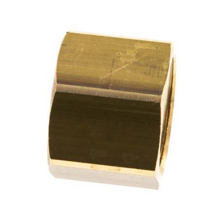 6/9/13 G1/2''mm Union Nut messing L20.5mm [2 Stuks]