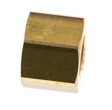 6/9/13 G1/2''mm Union Nut messing L20.5mm [2 Stuks]