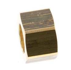 6/9/13 G1/2''mm Wartelmoer messing L16mm [5 Stuks]
