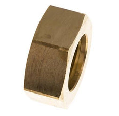 19 G1''mm Union Nut messing L17mm