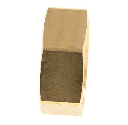 25 G1''mm Union Nut messing L16mm [2 Stuks]