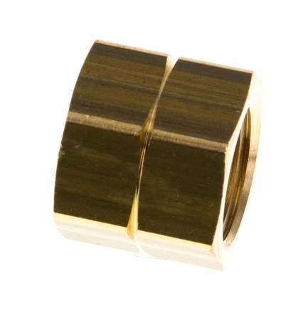 4/6 G1/4'' LHmm Wartelmoer messing L15.5mm [5 Stuks]