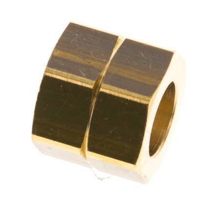 9 G1/4'' LHmm Wartelmoer messing L15.5mm [5 Stuks]