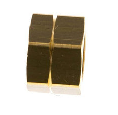 4/6/9 G3/8'' LHmm Wartelmoer messing L14.5mm [5 Stuks]