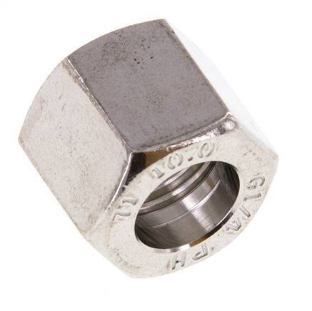 4/6/9 G1/4''mm Union Nut RVS L14.5mm [2 Stuks]