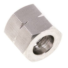 4/6/9mm (G1/4'' LH) RVS Unie Moer L15mm