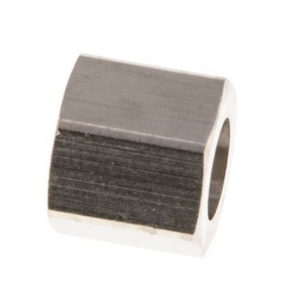 4/6mm (G1/8'') Nickel-plated Brass Union Nut L11mm [10 Pieces]