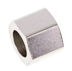 6/9/13mm (G1/2'') Nickel-plated Brass Union Nut L19.5mm [2 Pieces]