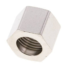 6/9/13mm (G1/2'') Nickel-plated Brass Union Nut L19.5mm [2 Pieces]