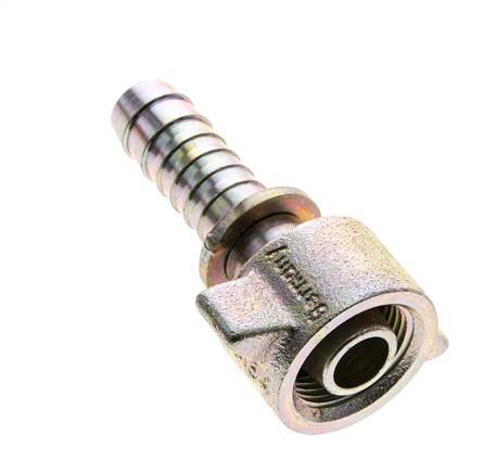 15 mm & G3/4'' Stalen/gietijzeren Slangpilaar Binnendraad en Veiligheidskraag DIN 8537/20033