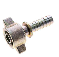 15 mm & G3/4'' Stalen/gietijzeren Slangpilaar Binnendraad en Veiligheidskraag DIN 8537/20033