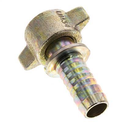 19 mm & G3/4'' Stalen/gietijzeren Slangpilaar Binnendraad en Veiligheidskraag DIN 8537/20033