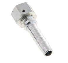 13x25 mm & G1/2'' Verzinkt Stalen Slangpilaar met Wartelmoer DIN EN 14423 / DIN 2826