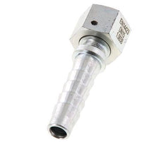 13x25 mm & G1/2'' Verzinkt Stalen Slangpilaar met Wartelmoer DIN EN 14423 / DIN 2826