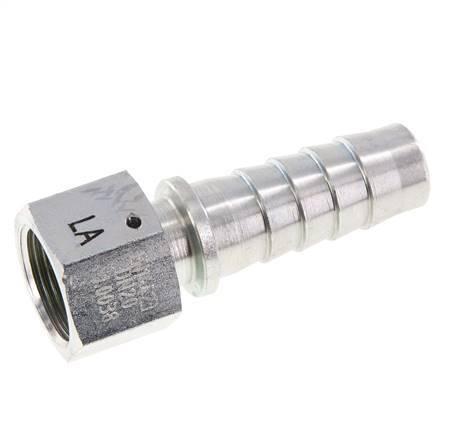 19x33 mm & G3/4'' Verzinkt Stalen Slangpilaar met Wartelmoer DIN EN 14423 / DIN 2826